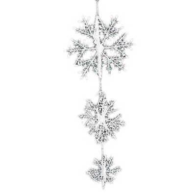 

6pcsbag Xmas White Snowflake Wedding Party Holiday Christmas Ornaments Home Garden Xmas Tree Decoration
