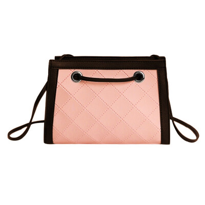 

New Stitching Messenger Bag Pressing Line Square Lattice Handbag Diagonal Small Square Crossbody Bags for women