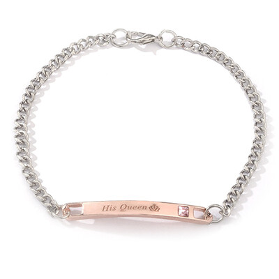

New Style Concise Fashional Couples Beautiful Personality Elegant Alloy Material Bracelet