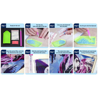 

5D DIY Full Drill Diamond Painting Skull Beauty Cross Stitch Embroidery Kit
