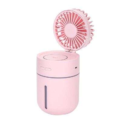 

"3-in-1" Desk Fan & Humidifier & Night Lamp WhiteBluePink