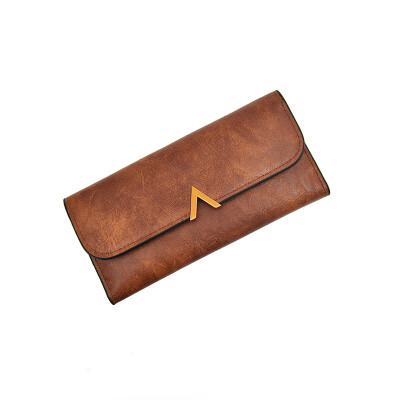 

Korean womens wallets womens long womens multifunctional soft wallets childrens wallets in hand wave