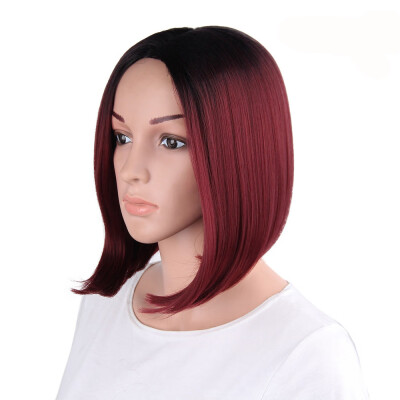 

〖Follure〗Women Fashion Lady Gradient Short Straight Hair Cosplay Party Wig