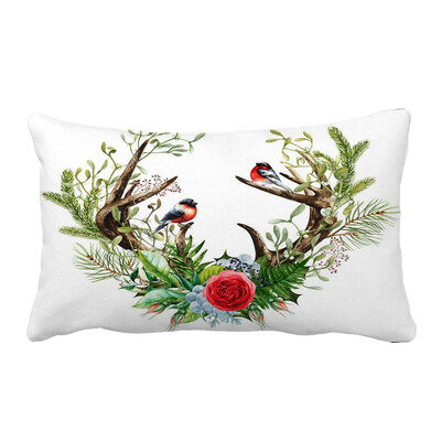 

Tailored Christmas Pillowcase Soft Sofa Cushion Home Decoration Pillow Case Waist Cushion
