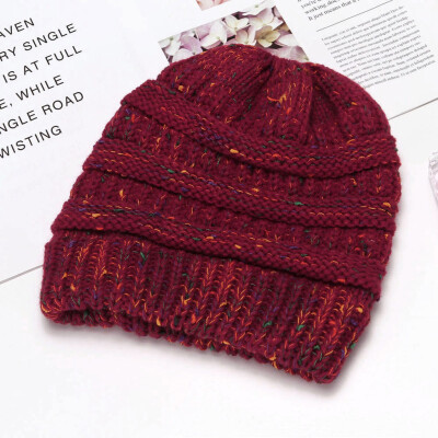 

Tailored Women Winter Warm Stretch Knitted Cap Scarf Beanie Hats Headband Cap