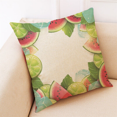 

〖Follure〗Home Decor Cushion Cover Fruit Beverage Throw Pillowcase Pillow Covers