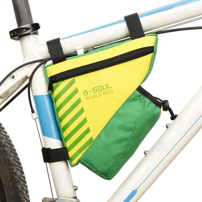 

Outdoor Triangle Cycling Bike Tube Bag Bike Accessories Bicycle Repair Tool Bag Bicycle Frame Front Bag with Bottle