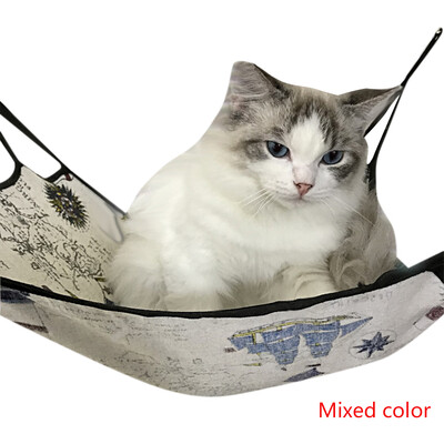 

Pet Hammock Lovely Printing Hanging Beds Winter Mat Small Pet Nest Kitten House Sofa Cushion Suppllies