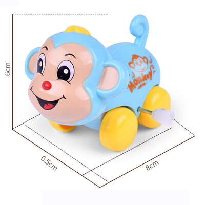 

YIWULAClockwork Funny Toy Cartoon Monkey Clockwork Car Educational Toys