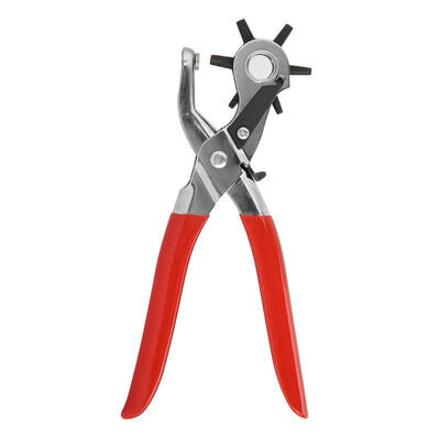 

Greensen 2-45mm Carbon Steel Multi Hole Belt Punch Plier For Leather Paper Plastic