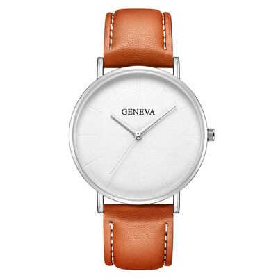 

Cheap Fashion Casual Women Students Minimalist Trend Temperament Art Design Small Dial leather Couple Watches