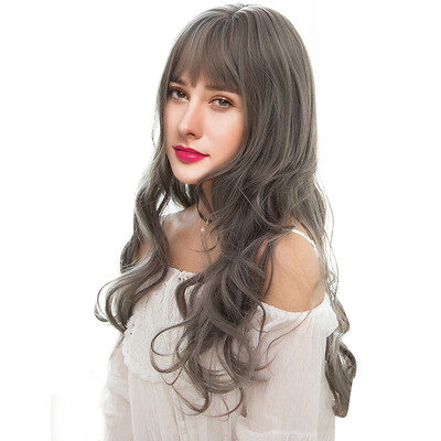 

〖Follure〗Women Long Curly Hair Hairstyle Synthetic Hair Wigs For Beautiful And Generous