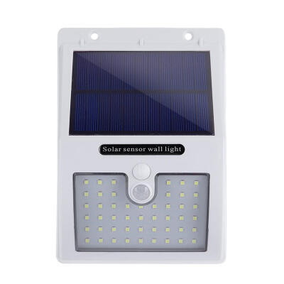 

48LED Solar Motion Sensor Wall Light 3 Modes Outdoor Waterproof Garden Lamp