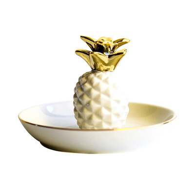 

〖Follure〗Gold-plated jewelry plate home decoration plate ring jewelry storage plate