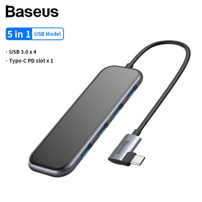 

Baseus Multifunctional HUB for MacBook Pro Type-C to USB3HDMIRJ45SDTF HUB adapter for iWatch with wireless charger
