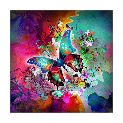 

5D DIY Full Drill Square Diamond Painting Butterfly Cross Stitch Embroidery