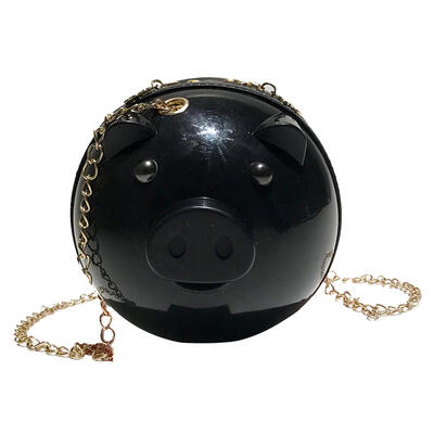 

Girls Cute Pig Shaped Shoulder Messenger Handbags Women Chain Crossbody Bag