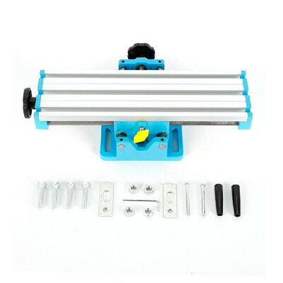 

DR2015A Mini Milling Machine Bench Fixture Drilling Slide Table Worktable Cross Slide Table Drill Vise for Bench Drill Stand