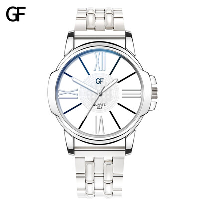 

Gobestart Fashion High-End Mens Quartz Letter Steel With Watch Pointer Light Series Male