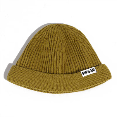 

Hat Female Autumn Winter Korean Edition 100-tied Wool Hat Student Warm Knitted Hat Japanese Simple Ear Guard Skin Hat Mens Trend