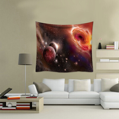 

Toponeto Fashion Tapestry Planet Universe Pattern Style Decorative Tapestry Home Decor