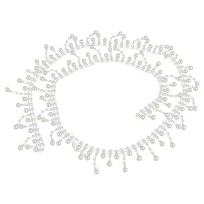 

Greensen Pearl Pendant Rhinestone Crystal Chain Craft Sew on Clothing Wedding Handwork DIY Decoration