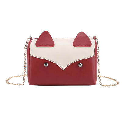 

Cat Shape Girls Shoulder Handbags Women Chain Leather Crossbody Phone Bags