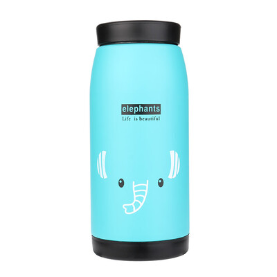 

Siaonvr Mini Vacuum Mug Cute Animal Kid Thermos Stainless Steel Hot Water Bottle Travel Cup