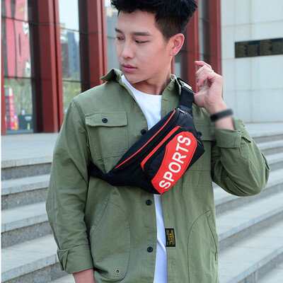 

Tailored Fashion Neutral Outdoor Nylon Wild Sports Waterproof Messenger Bag Pockets