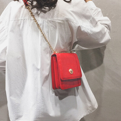 

Advanced sense bag Yangqi chain small square bag handbags new 2019 retro shoulder bag small bag texture Messenger bag