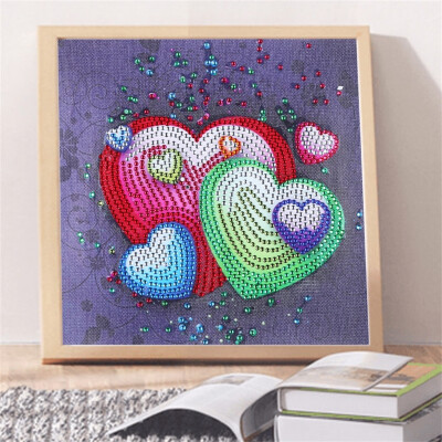 

Gobestart Special Shaped Diamond Painting DIY 5D Partial Drill Cross Stitch Kits Crystal R