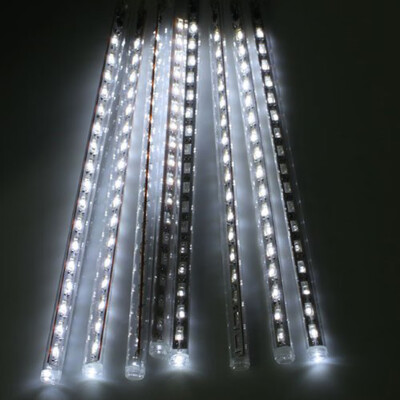 

50CM 8 Tubes Christmas LED Meteor Shower Rain Lights Snow Falling Raindrop Cascading Outdoor AC 110 - 240V