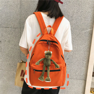 

Inswind BF schoolbag female Korean version of high school students campus simple Old-Fashioned Girl backpack shoulder bag