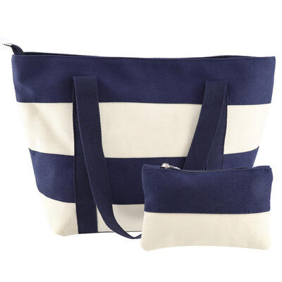 

Greensen Fashion Women Canvas Handbag Contrast Color Single Shoulder Storage Bag