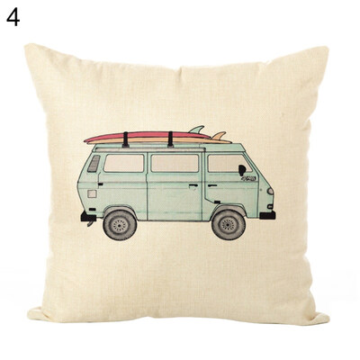 

Fruit BikeBus Printed Cushion Cover Pillow Case Home Cafe Sofa Bed Car Decor