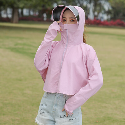 

Sunscreen womens short 2019 summer Korean version of the new sunwear fairy jacket uv-free matching sunprotection shirt