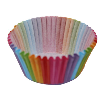 

100pcs Rainbow Color Cupcake Paper Liners Muffin Mould Cases Cake Mold Baking Cup Kitchen Accessory