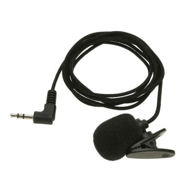 

Mini Clip-on Lapel Microphone Hands-free 35mm Condenser Wired Microphone