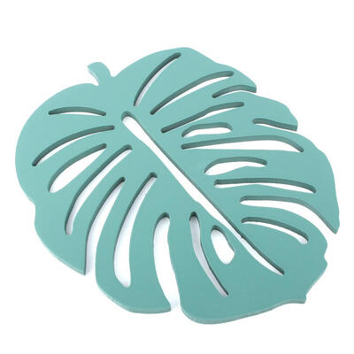 

Greensen Green Hollow Leaf Heat-resistant Cup Pot Bowl Mat Thicken Anti-slip Tableware Cushion