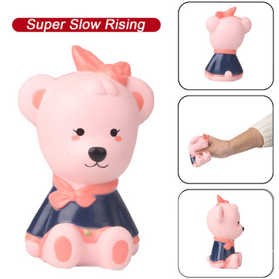 

YIWULACute Pink Bear Slow Rising Fruits Scented Stress Relief Toys