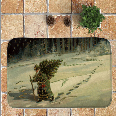 

〖Follure〗Merry Christmas Welcome Doormats Indoor Home Carpets Decor 40x60CM