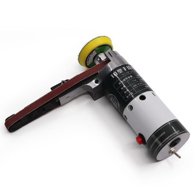 

Electric Belt Sander Mini Belt Sander Electric Grinder Small Grinding Machine Hand-held Electric Belt Sander with Sanding Belts
