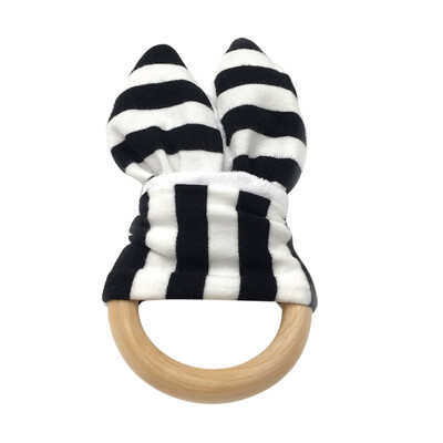 

Tailored 1pc Natural Beech Wood Baby Rattles Grasp Play Game Infant Educational Toys