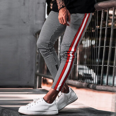

Gobestart Mens New Fashion Casual Trousers Sports Running Drawstring Long Pants