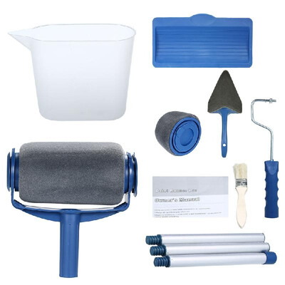 

Paint Roller Set with Sticks Decorate Runner Tool Painting Brush Set