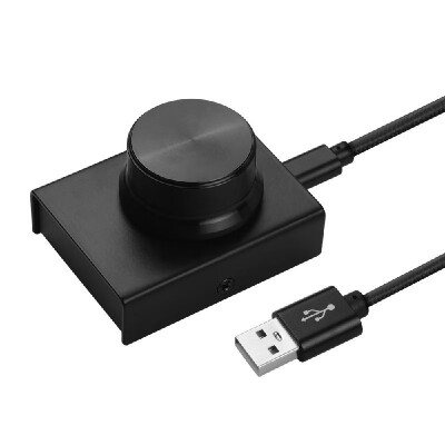 

USB Volume Control Knob Computer Audio Volume Controller Adjuster Supports Mute Function with USB Cable for Win XPVista7810