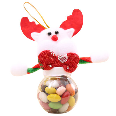 

Toponeto Cute Christmas Candy Storage Can Decor For Home Gift Biscuit Food Storage Jar