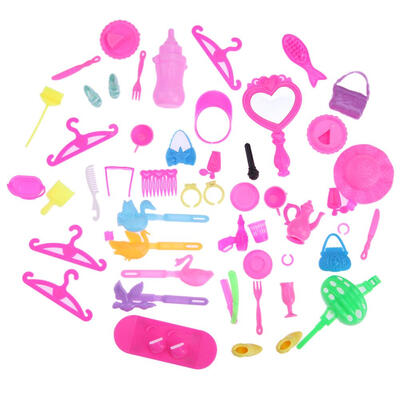 

50pcslot Doll Accessories Bag Shoes for Gilrs Dolls Random Pattern