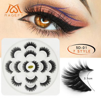 

〖Follure〗Party 5D False Eyelashes Lashes Voluminous Eye Lashes 7 Pair Makeup Lashes