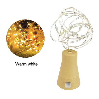 

10LEDs Solar Wine Bottle Light Waterproof Copper Wire Decorative Lamp String